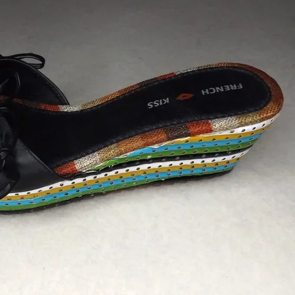 💥SALE💥French Kiss Unique Wedge- Women's 7 - Picture 4 of 10